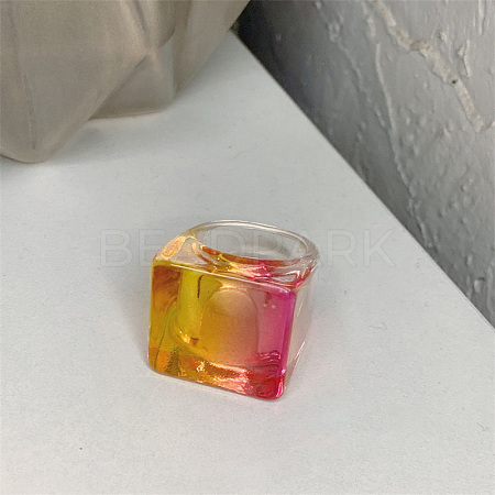 Imitation Candy Resin Finger Rings WGDDA86-02-1