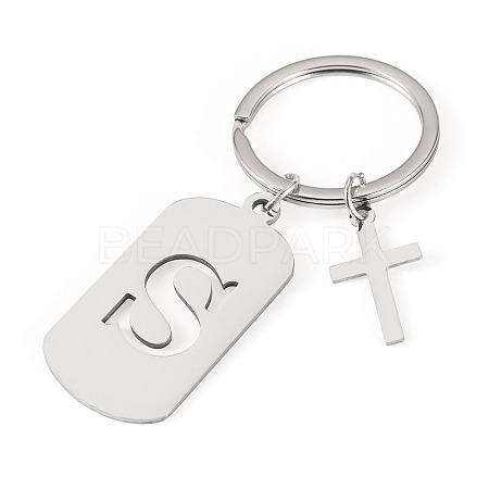 1Pc Stainless Steel Keychains KEYC-TADJ0001-08S-1