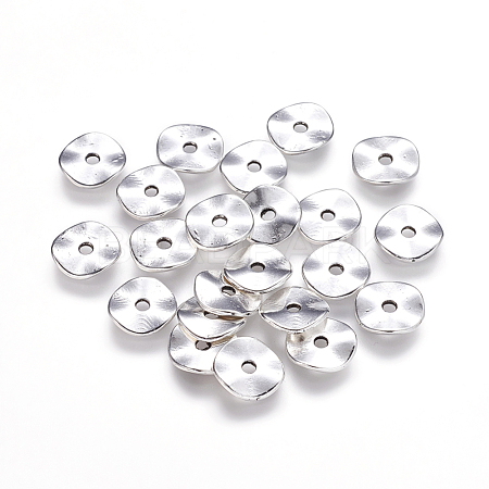 Tibetan Style Alloy Wavy Spacer Beads X-LF9350Y-1