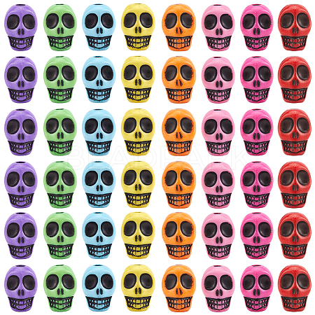 160Pcs Halloween Resin Beads FIND-SC0011-67-1