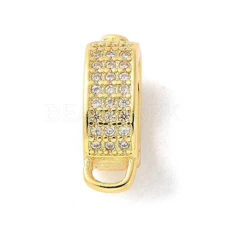 Brass Micro Pave Cubic Zirconia Pendant Bails LS-KK-P292-02G-1