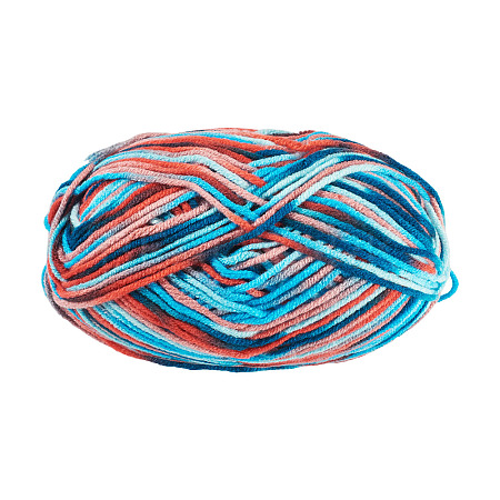 Light Gradient Segment Dyed Polyester Yarn DIY-TADJ0002-005E-1