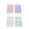 4 Styles Flower Print Paper Gift Bags with Handles TH-CBA170C-03-1