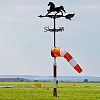 Iron Wind Direction Indicator AJEW-WH0265-027-6