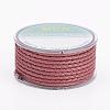 Eco-Friendly Braided Leather Cord OCOR-L035-3mm-E13-1