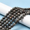 Natural Fluorescent Syenite Rock(Glow under UV Light) Beads Strands X-G-K340-A05-03-2