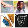 Knitting Theme Alloy Pendant Decorations HJEW-PH01541-7