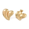 304 Stainless Steel Studs Earrings EJEW-K278-11A-G-2