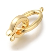 Brass Fold Over Clasps LS-KK-H480-15G-1
