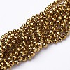 Non-Magnetic Synthetic Hematite Beads Strands X-G-G092-4mm-1-1