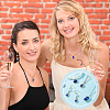 40Pcs 10 Style UV Plating Alloy Pendants ALRI-GA0001-07A-7