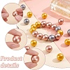 45Pcs 3 Colors Food Grade Eco-Friendly Silicone Focal Beads SIL-PH0001-09-3