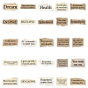 50Pcs PVC Waterproof Word Stickers PW-WG0B6B3-01-3