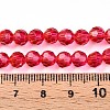 Baking Paint Transparent Glass Beads X1-DGLA-A035-T6mm-A02-5