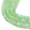 Transparent Glass Beads Strands EGLA-A034-T4mm-MB09-4