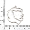 Zinc Alloy Open Back Bezel Pendants PALLOY-D580-05P-I-3