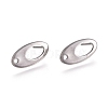 Non-Tarnish 304 Stainless Steel Stud Earring Findings X-STAS-E482-01P-2