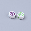 Opaque White Acrylic Beads MACR-S273-42-3