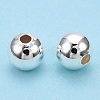 925 Sterling Silver Beads STER-S002-12-8mm-3