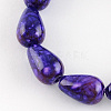Spray Painted Glass Beads Strands DGLA-R042-27-1