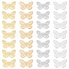 100Pcs 4 Colors Iron Pendants IFIN-TA0001-70-2