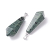 Natural Kambaba Jasper Pointed Pendants G-I314-02P-17-3