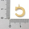 Ion Plating(IP) 304 Stainless Steel Micro Pave Cubic Zirconia Pendants STAS-Z107-03G-03-3