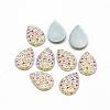 Resin Cabochons CRES-Q193-18x25-10AB-1