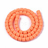 Handmade Polymer Clay Bead Strands X-CLAY-ZX006-01-39-3