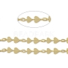 Brass Heart & Oval Link Chains CHC-P010-16G-2