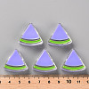 Transparent Enamel Acrylic Beads TACR-S155-001J-4