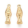 304 Stainless Steel Fish Charms STAS-T069-05G-1