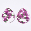 Autumn Theme Transparent Clear Cellulose Acetate(Resin) Pendants KY-T040-54C-2