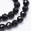 Natural Black Onyx Beads Strands G-E469-07-4mm-3