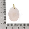 Natural Rose Quartz Pendants GG-CBA7610-06G-02-3