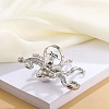 Octopus Brass & Acrylic & Plastic Pearl Finger Rings for Women FS-WGF8E69-01-4
