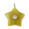Natural Lemon Jade Pendants X-G-Z157-01G-06-1