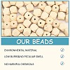 Unfinished Wood Beads WOOD-PH0009-35-4