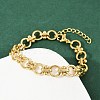 304 Stainless Steel Link Chain Bracelets BJEW-H207-01B-G-2