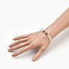 Opalite and Wood Beads Stretch Bracelets BJEW-JB03859-10-3