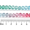 Transparent Painted Glass Beads Strands X1-DGLA-A034-T8mm-A11-3