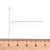 White Color Platinum Plated Ball Head Pins X-NEED-D002-1-3