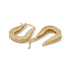 Brass Hoop Earrings for Women EJEW-M213-39G-2