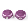 Handmade Porcelain Beads PORC-Q215-15x14mm-01-2