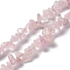 Natural Rose Quartz Beads Strands G-O049-B-36-4