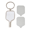 Pickleball Paddle Alloy Sublimation Blanks Keychains AL-CBAF9A1-02P-02-1