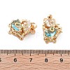 Brass Glass Box Clasps KK-B125-01G-01-3