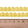 Transparent Glass Imitation Cat Eye Beads Strands GLAA-Q110-01C-17-4