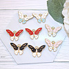 Zinc Alloy Enamel Butterfly Jewelry Pendant ENAM-TAC0007-08A-2