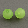 Frosted Acrylic Beads FACR-Q006-10mm-M-2